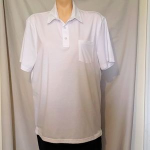 Clun Room Soft jersey knit pocketed polo shirt